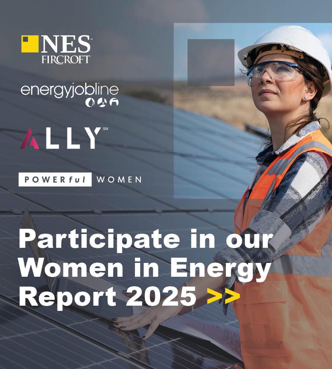 Women In Energy Survey - Participate in our survey 2025 1200 x 1200px4-2